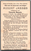 Bidprentje Veerle - Jannes August (1871-1938) - Andachtsbilder