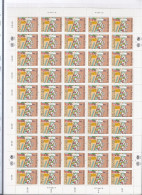 UNO  WIEN  77-78, Bogen (10x5), Postfrisch **, Kinderschutzimpfung, 1987 - Neufs