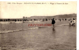 CPA HENDAYE PLAGE (B. P.) - PLAGE  L'HEURE DU BAIN - Hendaye