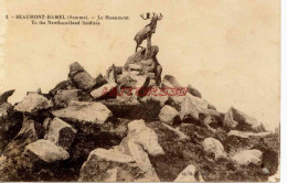 CPA BEAUMONT HAMEL (SOMME) - LE MONUMENT - Sonstige & Ohne Zuordnung