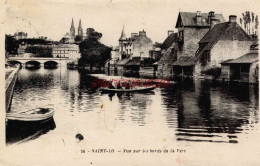 CPA SAINT LO - VUE SUR LES BORDS DE LA VIRE - Saint Lo