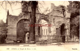 CPA NIMES - TEMPLE DE DIANE - LL - Nîmes