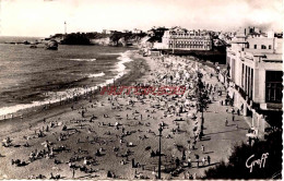 CPSM BIARRITZ (BASSES PYRENEES) - LA GRANDE PLAGE - Biarritz