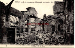 CPA GUERRE DE 1914 - SENLIS - INTERIEUR DE LA GARE - Weltkrieg 1914-18