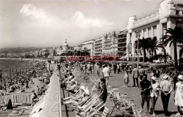 CPSM NICE - LA PROMENADE DES ANGLAIS - PALAIS DE LA MEDITERRANEE - Autres & Non Classés