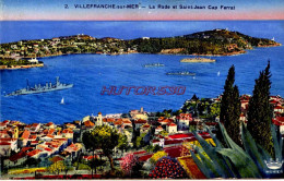 CPA VILLEFRANCHE SUR MER - LA RADE ET SAINT JEAN CAP FERRAT - Villefranche-sur-Mer