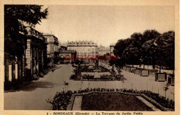 CPA BORDEAUX (GIRONDE) - LA TERRASSE DU JARDIN PUBLIC - Bordeaux