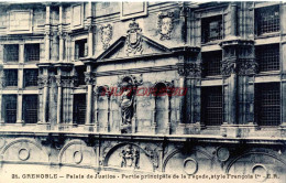 CPA GRENOBLE - PALAIS DE JUSTICE - PARTIE PRINCIPALE DE LA FACADE - Grenoble