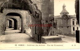 CPA NIMES - INTERIEUR DES ARENES - VUE DU PROMENOIR - Nîmes
