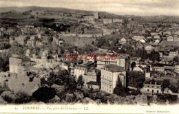 CPA LOURDES - VUE PRISE DU CALVAIRE - Lourdes