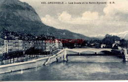 CPA GRENOBLE - LES QUAIS ET LE SAINT EYNARD - Grenoble