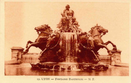 CPA LYON - FONTAINE BARTHOLDI - Other & Unclassified