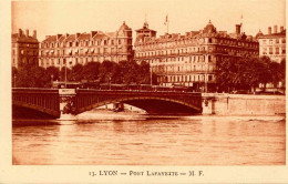 CPA LYON - LE PONT LAFAYETTE - Autres & Non Classés