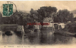 CPA VERNON - RUINES DU VIEUX PONT - Vernon