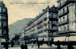 CPA GRENOBLE - LE BOULEVARD GAMBETTA - Grenoble