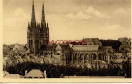 CPA QUIMPER (FINISTERE) - LA CATHEDRALE VUE DU FRUGY - Quimper