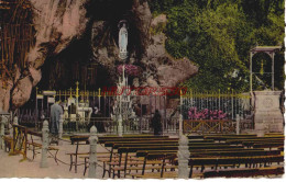 CPSM LOURDES - LA GROTTE MIRACULEUSE - Lourdes