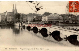 CPA BAYONNE - VUE PANORAMIQUE PRISE DE SAINT-ESPRIT - Bayonne