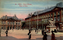 CPA METZ - PLACE D'ARMES - Metz