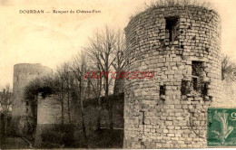 CPA DOURDAN - REMPART DU CHATEAU FORT - Dourdan