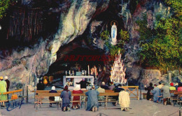 CPSM LOURDES - LA GROTTE MIRACULEUSE - Lourdes