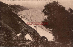 CPA BIARRITZ - COTE DES BASQUES - VUE SUR LE BOULEVARD ET LA PLAGE - Biarritz