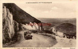 CPA ROUTE DU PUY DE DOME - LE GRAND TOURNANT - Autres & Non Classés