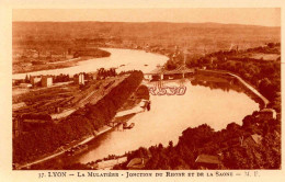 CPA LYON - LA MULATIERE - JONCTION DU RHONE ET DE LA SAONE - MF - Sonstige & Ohne Zuordnung