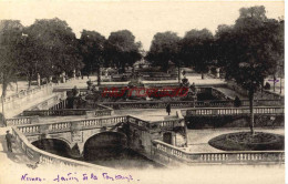 CPA NIMES - JARDIN DE LA FONTAINE - Nîmes