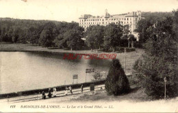 CPA BAGNOLES DE L'ORNE - LE LAC ET LE GRAND HOTEL - LL - Autres & Non Classés