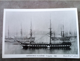 CP MARIUS BAR IMPERATRICE EUGENIE FREGATE 1861 - Warships