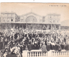 PHOTO  HOLZAPFEL ,,, GUERRE 1914,,,GARE DE L'EST   ,,,3 AOUT  1914,,, Tbe - Krieg, Militär