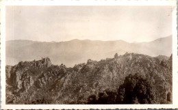 Photographie Photo Snapshot Anonyme Vintage Corse Corsica Piana - Plaatsen