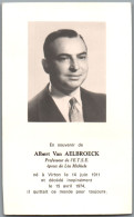 Bidprentje Virton - Van Aelbroeck Albert (1911-1974) - Andachtsbilder