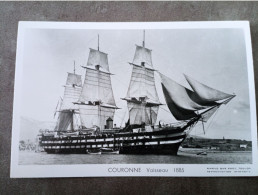 CP MARIUS BAR COURONNE VAISSEAU 1885 - Warships