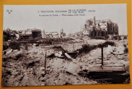 WESTENDE PUINEN  -  RUINES   -  Ce Qui Reste Du Tennis - Westende