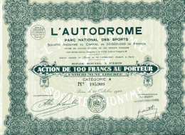 L'AUTODROME - Parc National Des Sports (Monthléry, 91) - Automobile