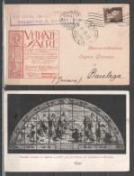 Pubblicitaria - Vetrate Sacre Arienti E Balizano - Milano - Werbepostkarten