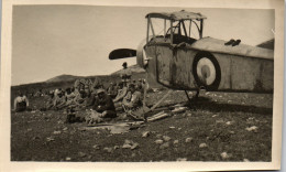 Photographie Photo Snapshot Anonyme Grèce WW1 Dardanelles Guerre Aviation Avion  - War, Military