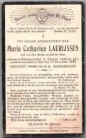 Bidprentje Vlimmeren - Laurijssen Maria Catharina (1909-1933) - Devotion Images