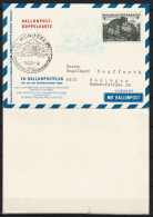 1962 Austria / Germany Double Commemorative Card For 28th Postal Balloon Flight / Welfare: Grimm Tales FDC - Autres (Air)