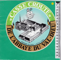 C1461 FROMAGE CASSE CROUTE ABBAYE DU VAL DIEU  BELGIQUE ??? - Cheese