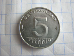 Germany DDR 5 Pfennig 1952 E - 5 Pfennig