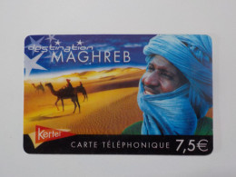 CARTE TELEPHONIQUE    Kertel  "Destination Africa"  7.50 Euros - Nachladekarten (Refill)