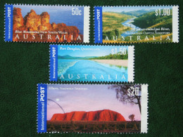 Foreign Stamp Landscapes Panoramas 2001 Mi 2061-2064 Yv 1961-1964 Used Gebruikt Oblitere Australia Australien  Australie - Oblitérés
