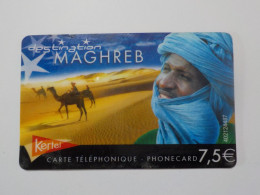 CARTE TELEPHONIQUE    Kertel  "Destination Africa"  7.50 Euros - Kaarten Voor De Telefooncel (herlaadbaar)