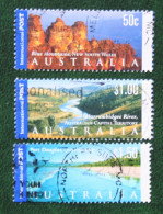 Foreign Stamp Landscapes Panoramas 2001 Mi 2061-2063 Yv 1961-1963 Used Gebruikt Oblitere Australia Australien  Australie - Oblitérés