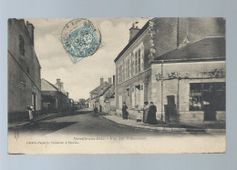 CPA - 45 - Neuville-aux-Bois - Rue Des Villeneuves - Animée - Circulée En 1904 - Sonstige & Ohne Zuordnung