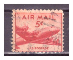 USA - 1947 Aereo DC4 Skymaster In Volo - Formato Ridotto - Used Stamps