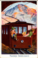 Carte Humour -    Couple - Les Enfants Dans Le Train                  AQ1090 - Humor